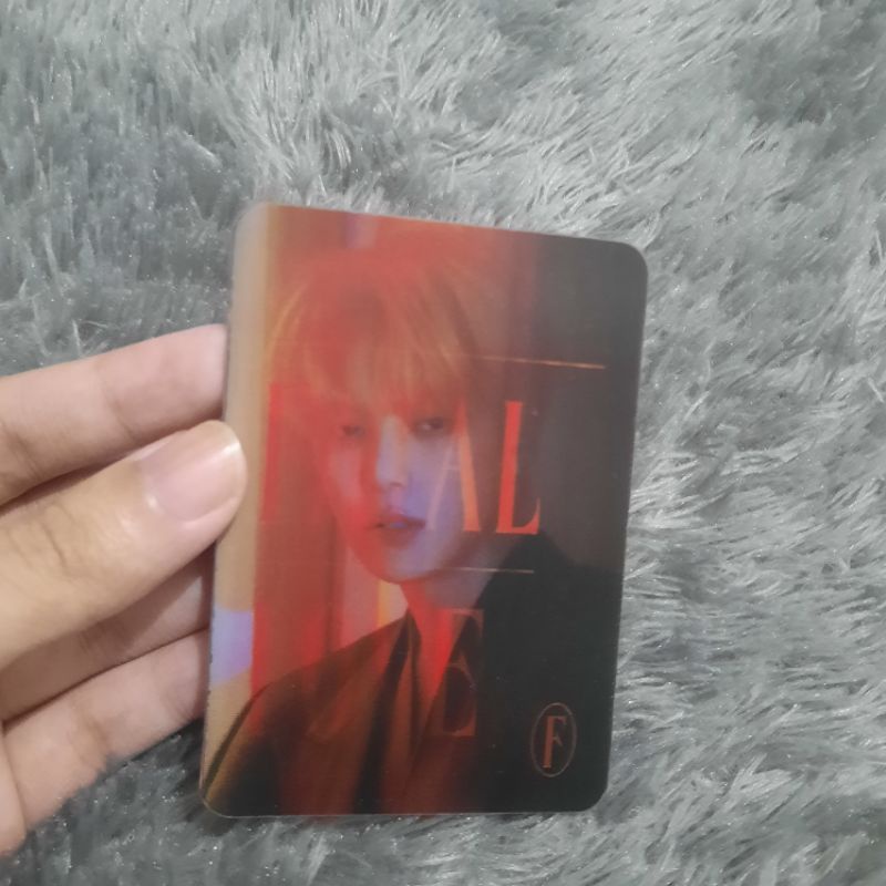 MONSTA X FATAL LOVE LENTI PHOTOCARD