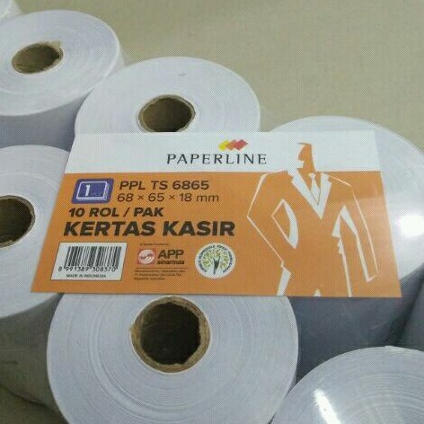 

Kertas Kasir / HVS Roll / Telstruk Paperline PPL - TS 6865 - 1 Ply