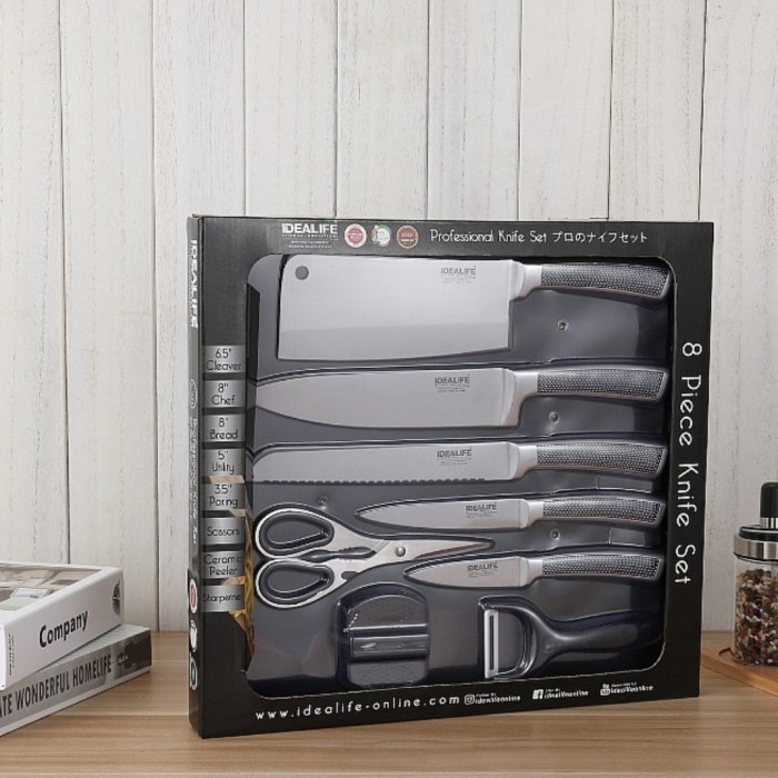 

Professional Knife Set IDEALIFE IL163S - Perlengkapan Pisau Dapur 163S