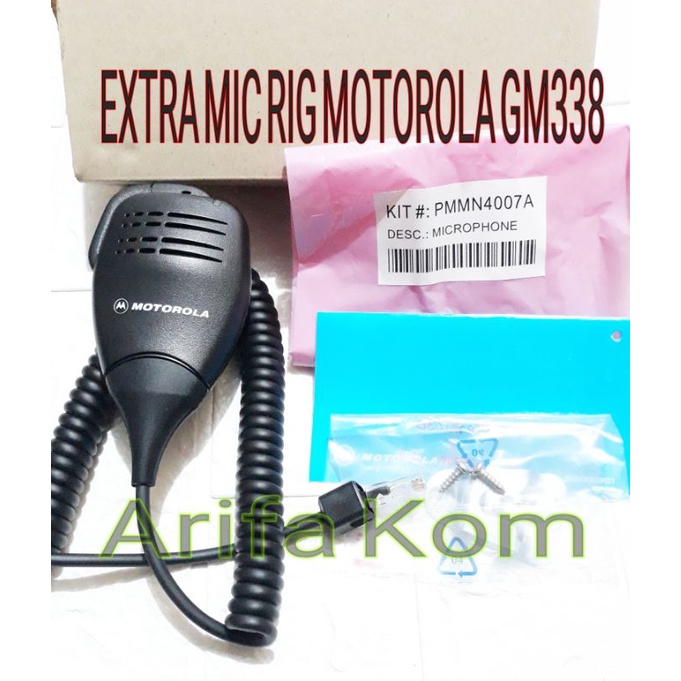 EXTRA MIC MOTOROLA GM 338 GM 3688 MURAH / EXTRAMIC GM 338 GM 3688 MURAH - HAND MIC MOTOROLA GM 338 M