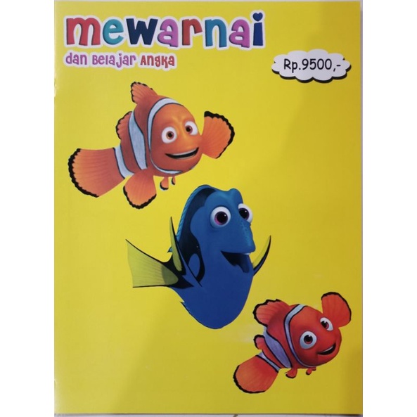 

BUKU MEWARNAI NEMO & DORI