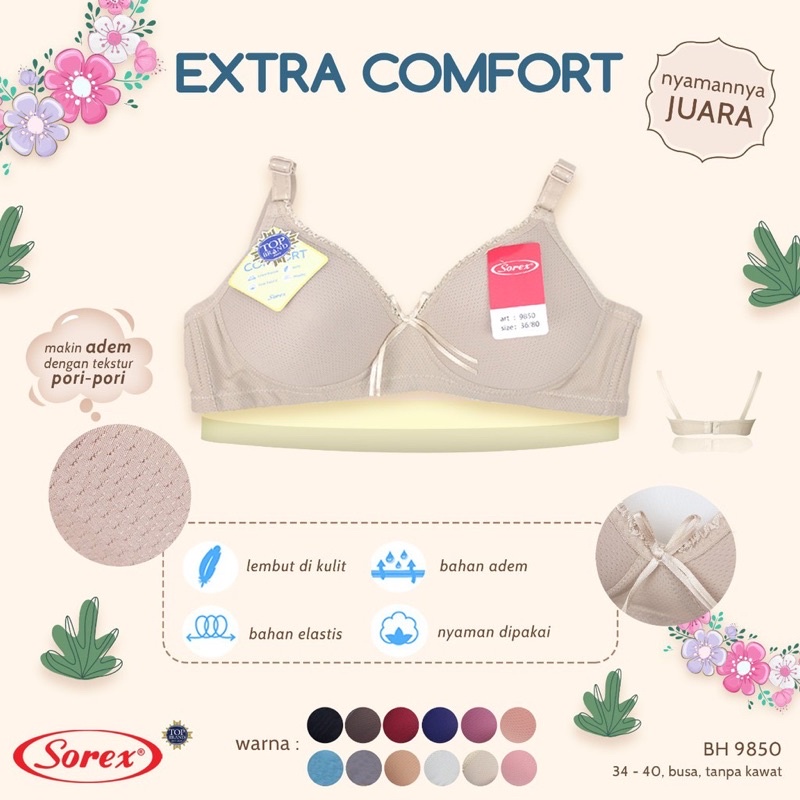 Sorex Bra Ibu Extra Comfort 9850 - Sorex Bra