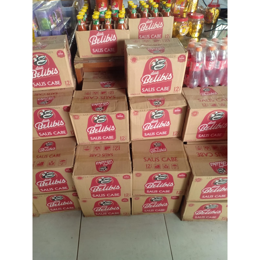 

Saus Dua Belibis Cabai Pedas Ukuran 340 Ml 1 Karton Isi 12 Botol Kaca