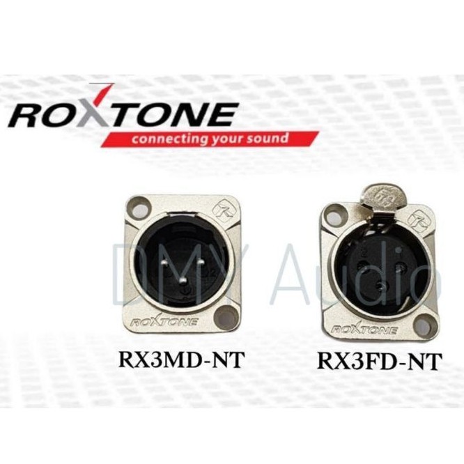Soket Canon Male Besi ROXTONE RX3MD-NT