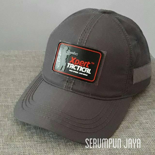 TOPI XPERT TACTICAL - TOPI XPERT TACTICAL VELCRO ABU