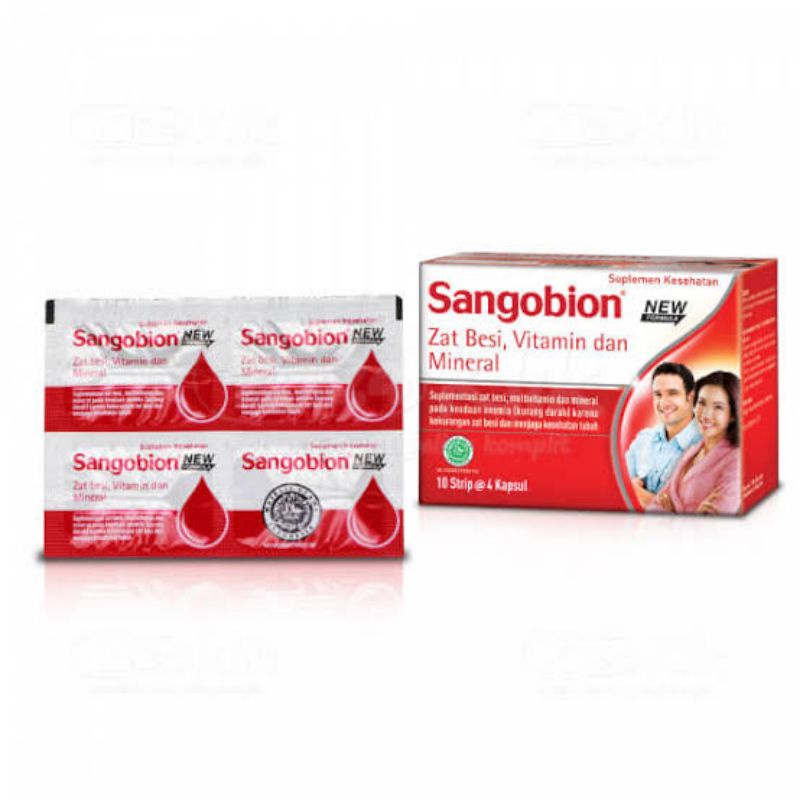 Sangobion 4s / Multivitamin dan Mineral / Suplemen Tanbah Darah / Anemia