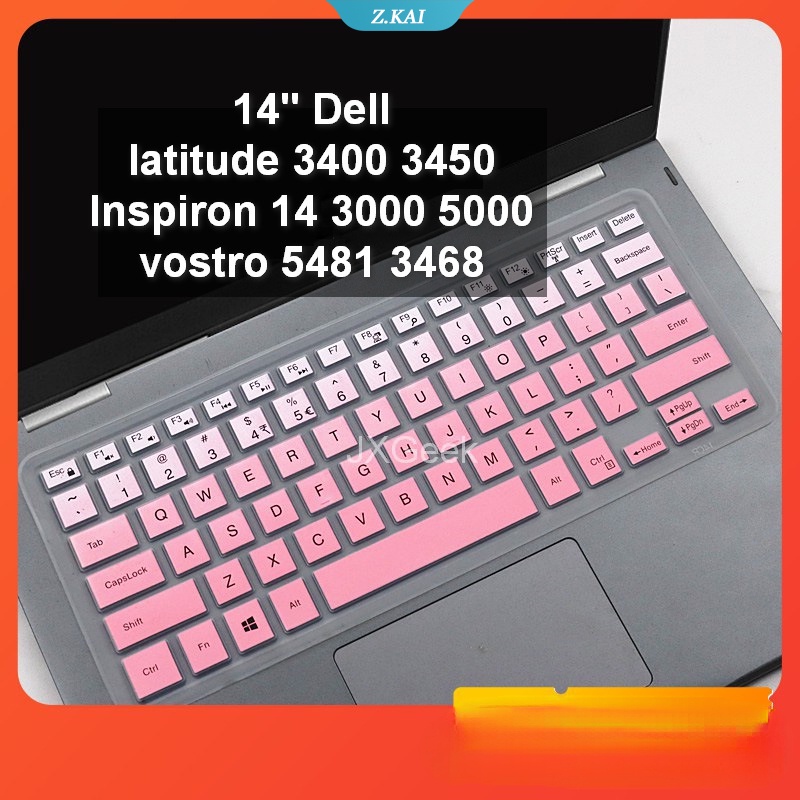 Film Pelindung Keyboard Bahan Silikon Anti Air Untuk Dell Latitude 3400 3430 3480 3450 3470 3400 14 &quot;Inspiron 14 3000 5000 5468 Vostro 14&quot;