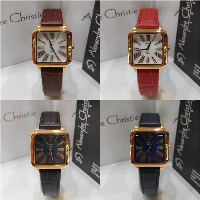 Jam Tangan Wanita Alexandre Christie 2788 AC2788 AC 2788 Tali kulit