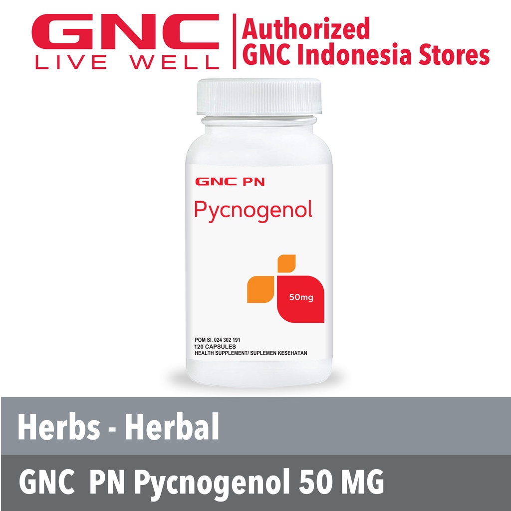 GNC PN PYCNOGENOL 50 MG - 120 KAPSUL (723924)