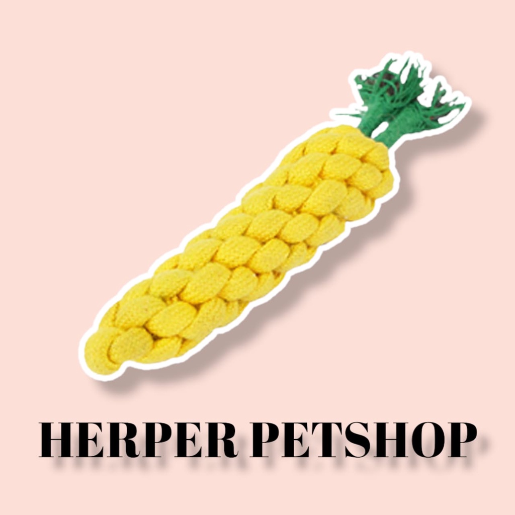 TOY ROPE CORN MAINAN ANJING KUCING TALI SIMPUL