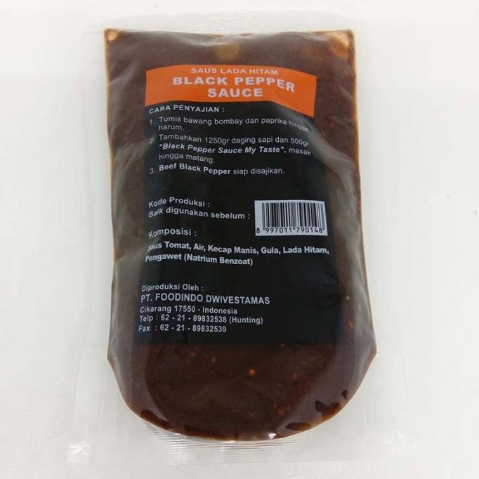 

Ready stock] MY TASTE BLACK PEPPER SAUCE 500 G Surabaya