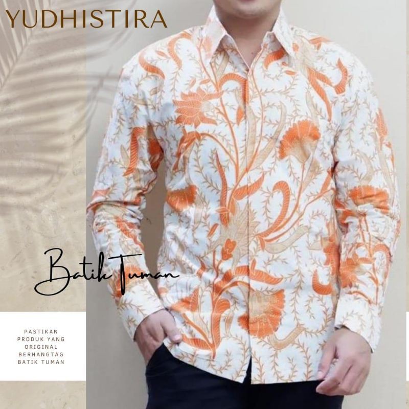 KEMEJA BATIK PRIA YUDHISTIRA atasan batik pria blus batik pria hem batik pria