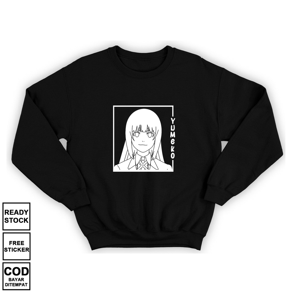 SWEATER WAIFU ANIME MANGA YUMEKO JABAMI KAKEGURUI WIBU OTAKU JAPAN CULTURE BAJU JEPANG COSPLAY KIRAR