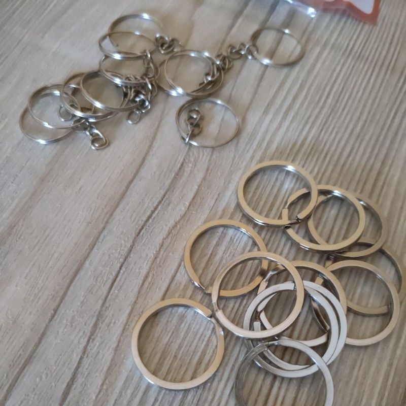 (12pc) ganci Ring gantungan kunci