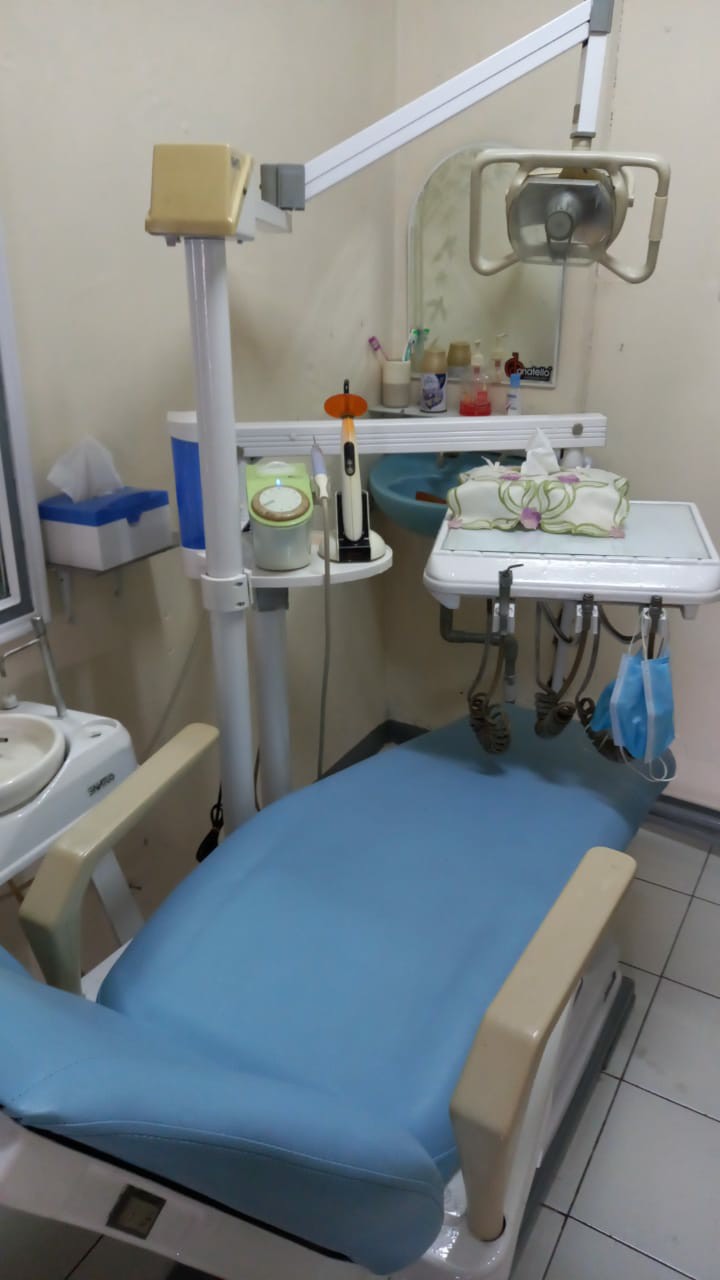 Disposable Storage Cup Holder Post Mounted Tray Dental Chair Three In One Shelf