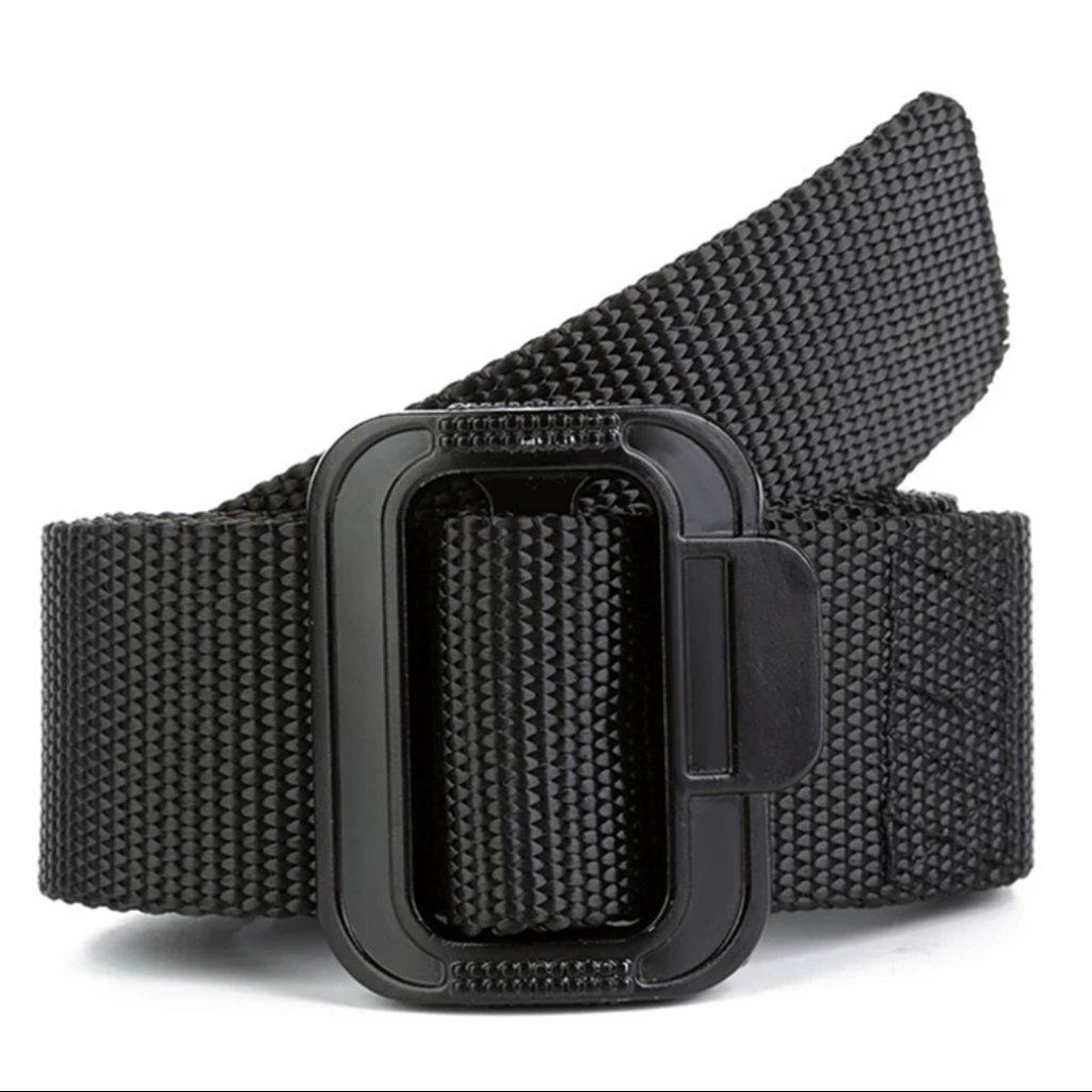 Ikat Pinggang Pria Sabuk Nylon Tactical Gesper Coating Men belt S036