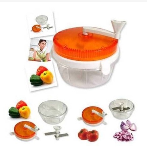 Twisting Vegetable Chopper Alat Cincang Bawang Sayuran Cabe Lombok Alat Masak Dapur [MG23]