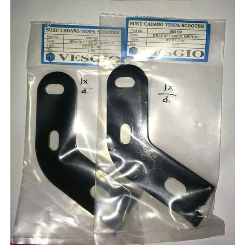plat dudukan spion vespa px ps pxe merk vesgio