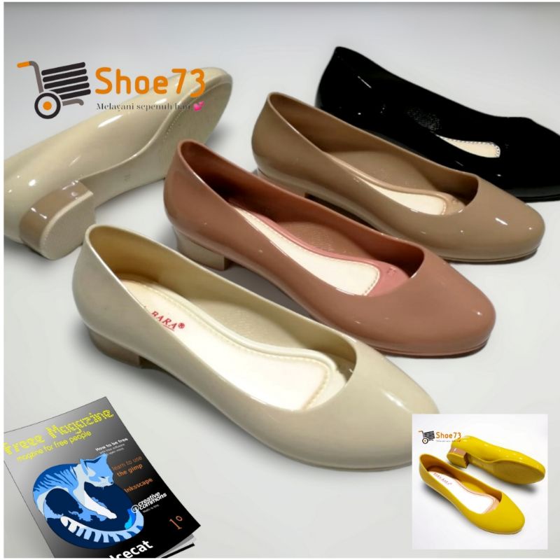 BARA BARA 606 SIZE 36-40 ORIGINAL l Sepatu wedges jelly wanita l Sepatu wanita impor