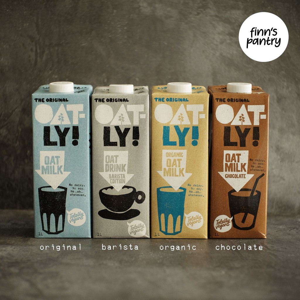 OATLY Oat Milk 1L - Susu Gandum Vegan Non Dairy Lactose Free [ECER ...