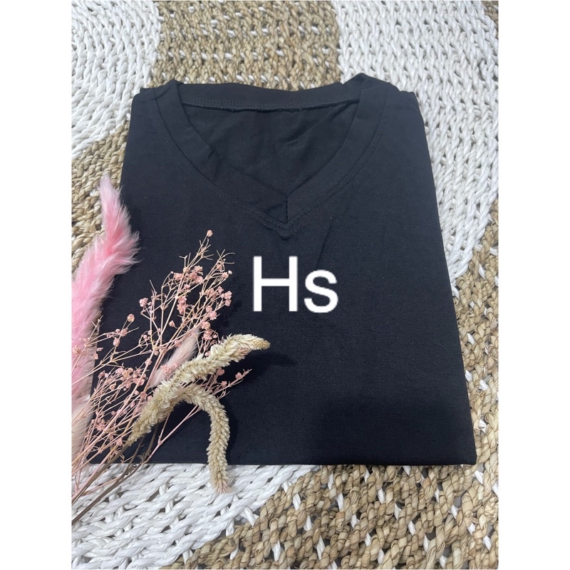 VNECK JUMBO XL REALPICT /VNECK XL/ATASAN BASIC JUMBO XL/KAOS POLOS V JUMBO-hitam