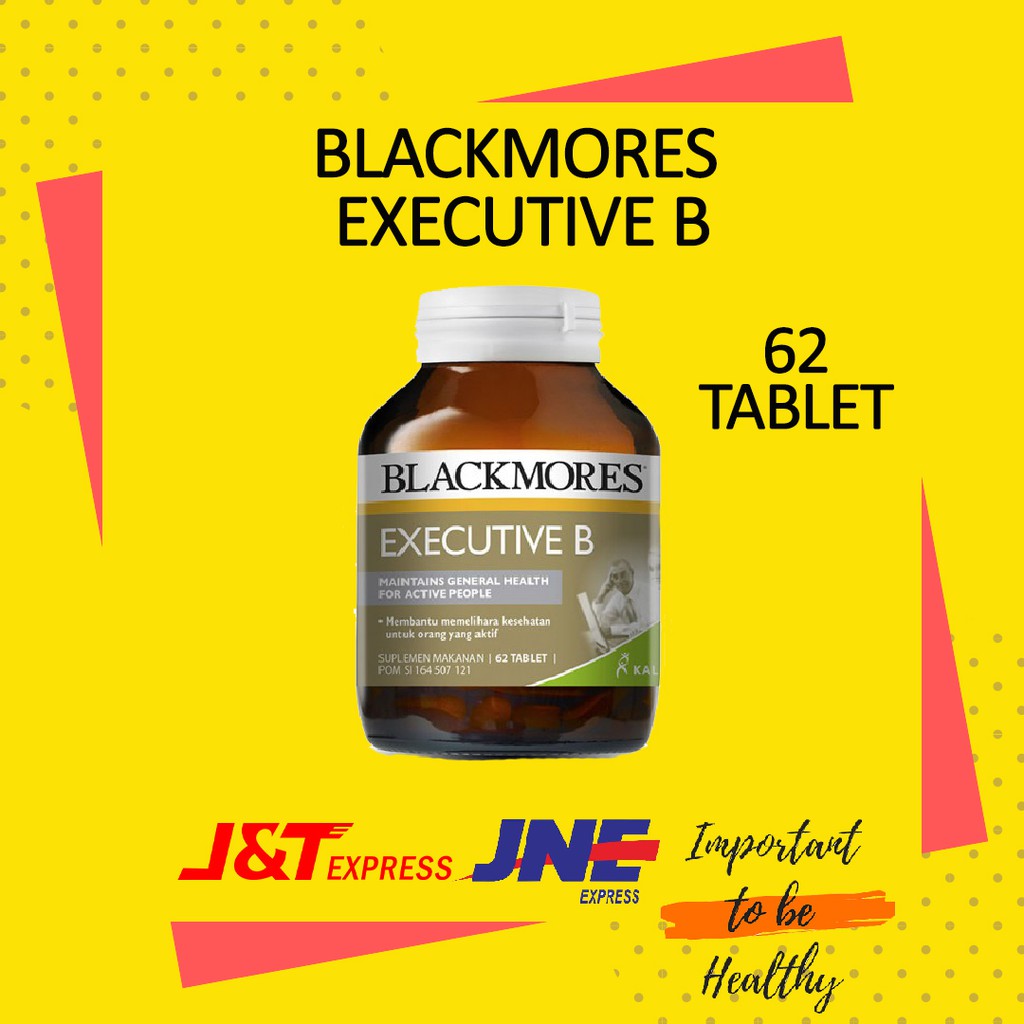 (9.1) BLACKMORES EXECUTIVE B STRESS FORMULA BPOM KALBE - 62 TABLET