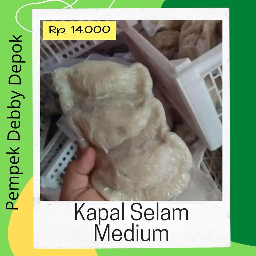 

Pempek Debby Depok | Pempek Palembang| Kapal Selam Medium Satuan |Mpek Mpek Frozen Food Halal