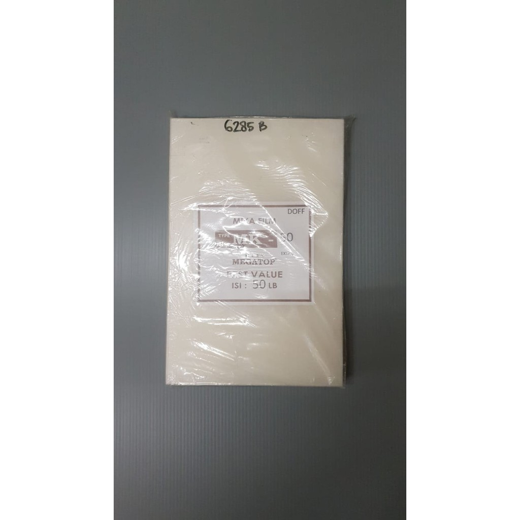 

COVER MICA MEGATOP MK-50 DOFF FOLIO (50lembar) | PLASTIK MIKA