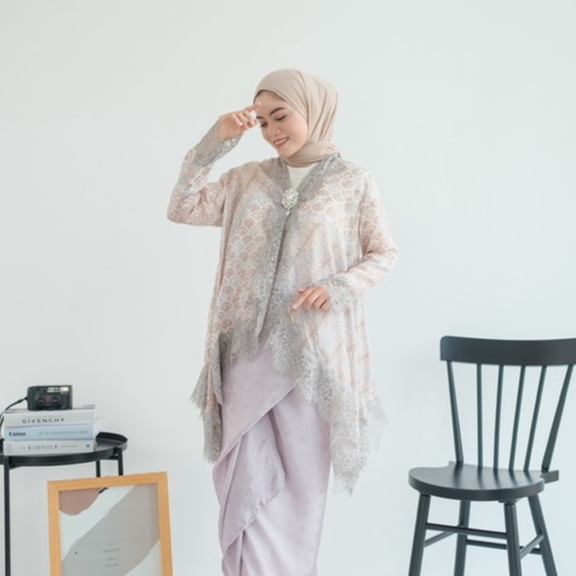 Kartini - Set Batik Viscose Outer Renda Rok Lilit Mewah Untuk Kondangan dan Wisuda