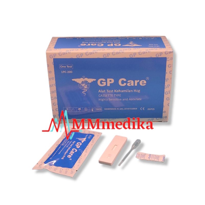 Test Kehamilan Strip GP Care / Tes HCG hamil / Testpack Pregnancy/ cassete Hcg