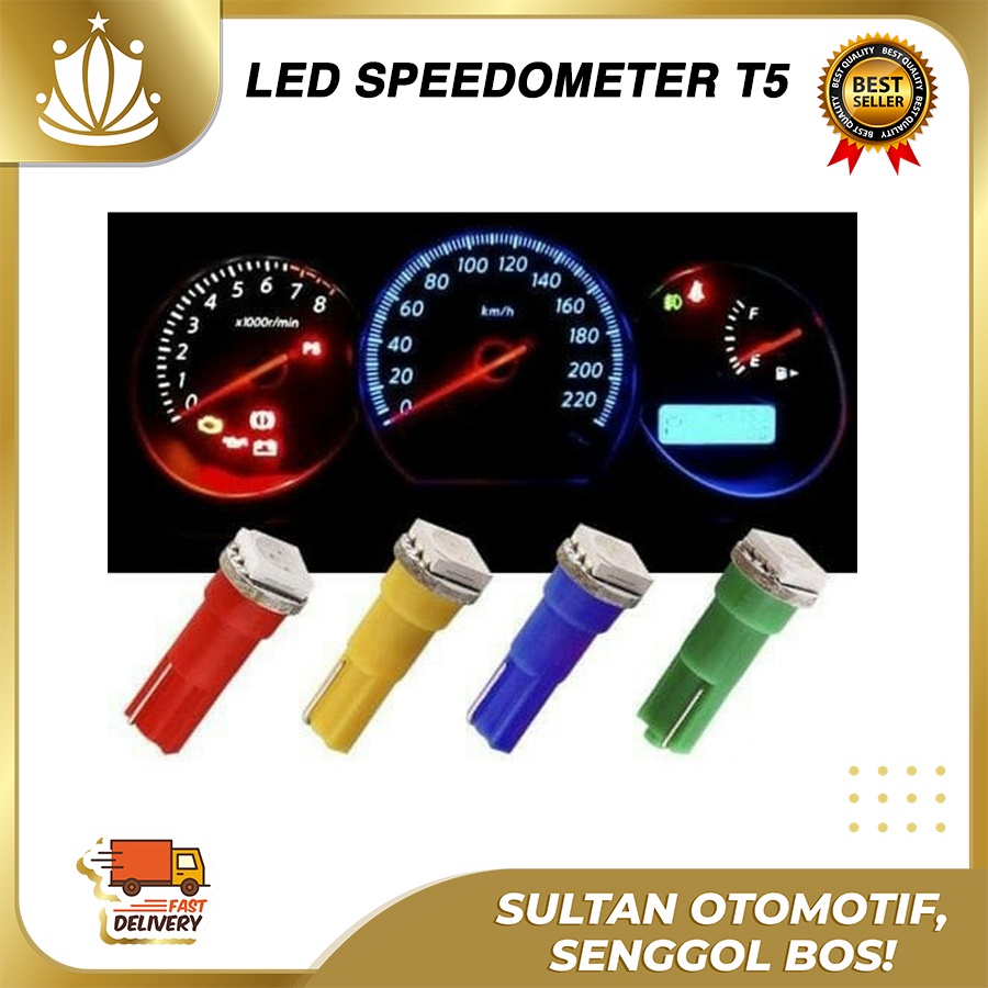 Lampu Led T5 Speedometer Spidometer Variasi Motor Terang Universal