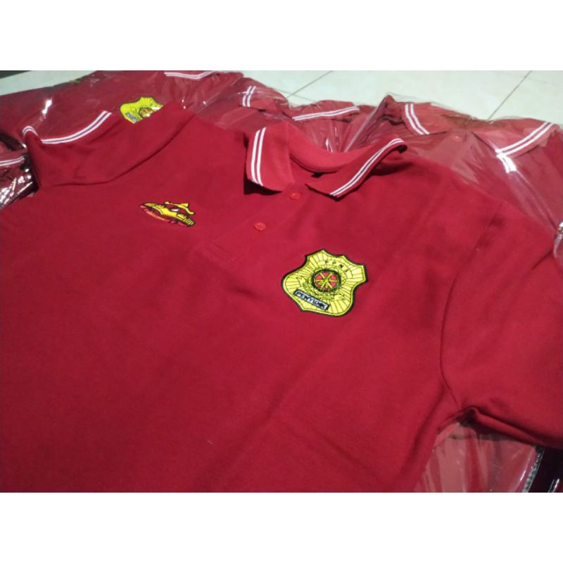 Kaos polo custom bordir