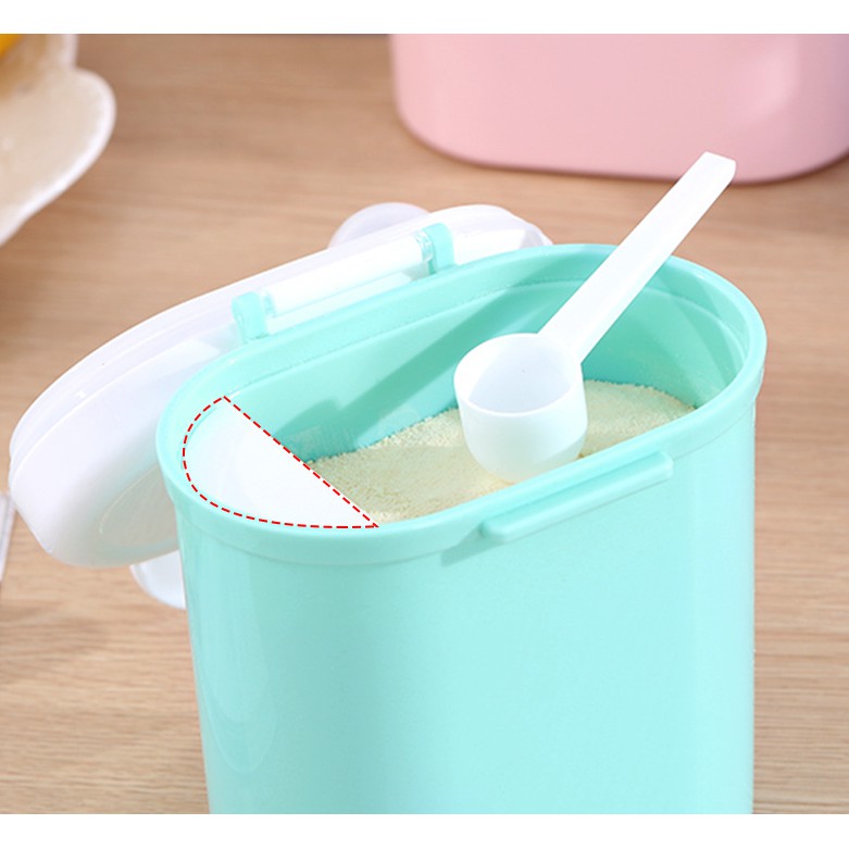 Tempat Kotak Penyimpanan Susu Bubuk Biskuit Snack Bayi / Toples Susu / Baby Milk Powder Box