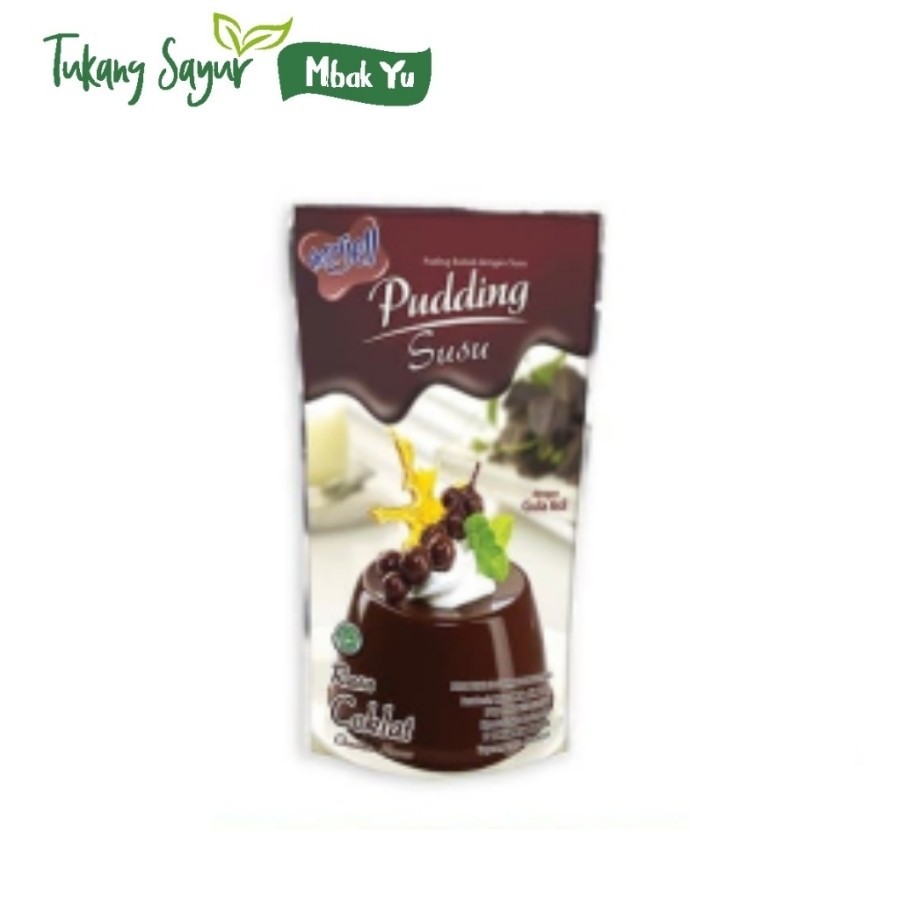 

Puding susu nutrijel coklat