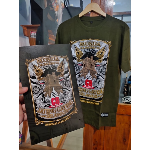 KAOS MUSDA CB JATENG VI/ORIGINAL/KAOS ACARA CB