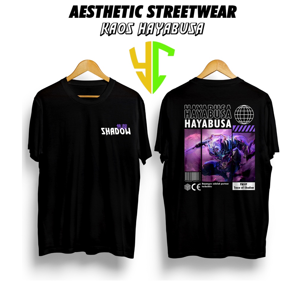 YC Kaos StreetWear Hero ML (HAYABUSA 11.11) Bisa Request Hero, Kaos Pendek Pria Kaos Premium Kaso St