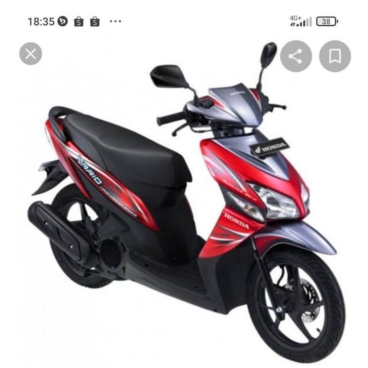 LEHER KNALPOT STANDARAN VARIO 110 KARBU VARIO 110 CW TECHNO KARBU