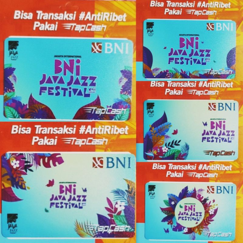 NEW!!! BNI Tapcash JAVA JAZZ 2022 ORI Like eMONEY eTOLL Flazz or Brizzi