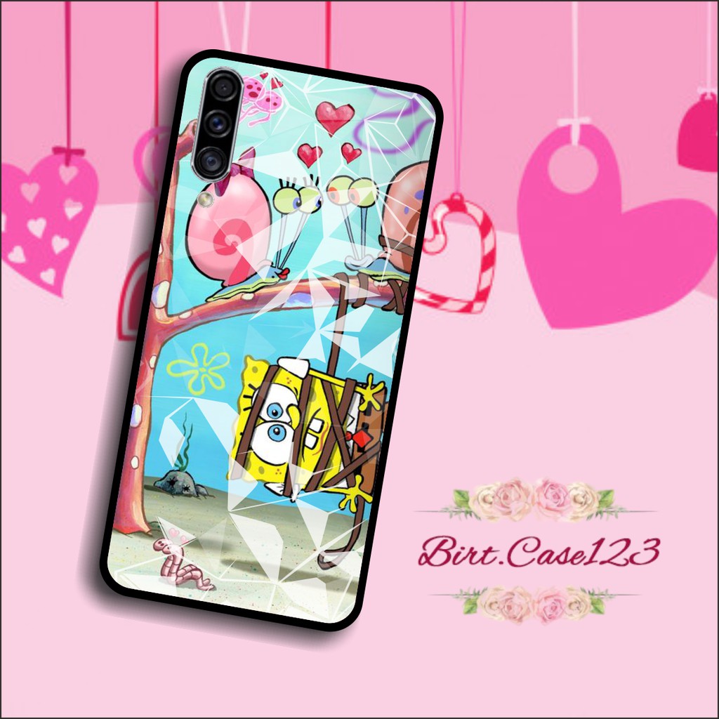 softcase diamond gambar SPONGEBOB oppo vivo samsung iphone realme all type BC529