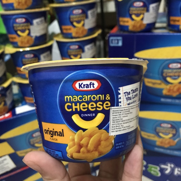 Kraft Mac N Cheese Cup Macaroni And Cheese Mac And Cheese 58gr Shopee Indonesia