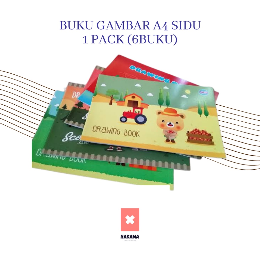 

Buku Gambar A4 SIDU POLOS 1pcs
