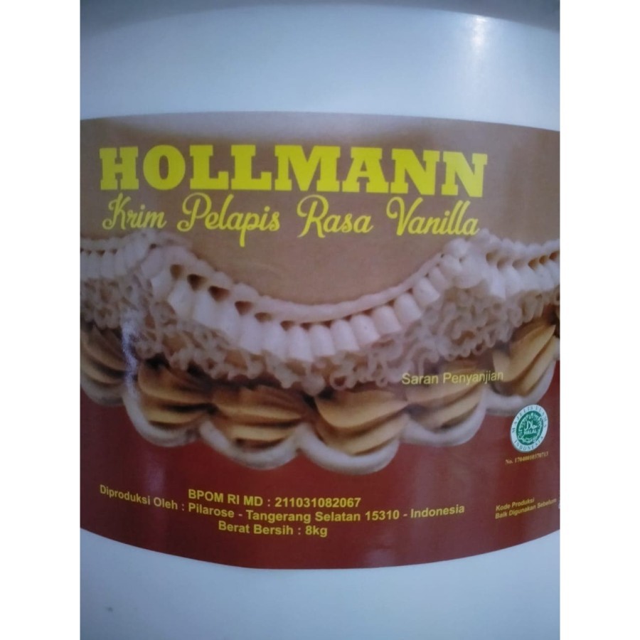 Hollmann Butter Butter Cream Siap Pakai Repack 500gr