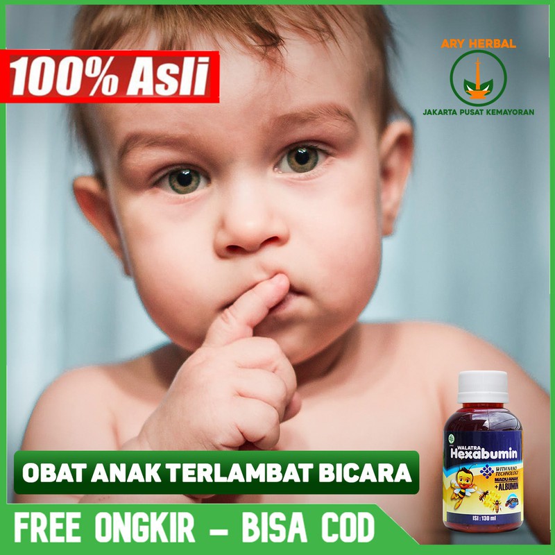 Obat Anak Terlambat Bicara Telat Bicara Anak 100 Herbal Walatra Hexabumin 100 Asli Terlaris Shopee Indonesia