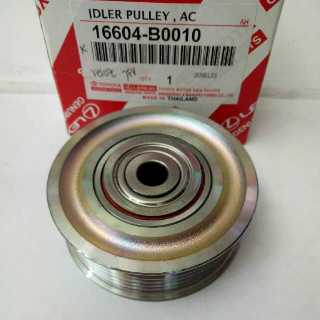 PULLY PULLEY PULI POLI TENSIONER AC NEW AVANZA VELOZ 6PK 16604-B0010