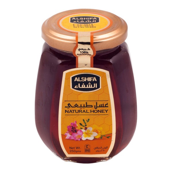 

ALSHIFA Natural Pure Honey 250gr - Madu Murni Al Shifa Arab