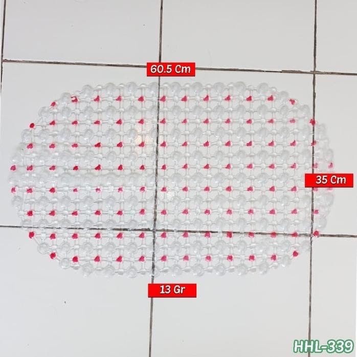 keset dekorasi kamar mandi PVC anti slip tidak licin