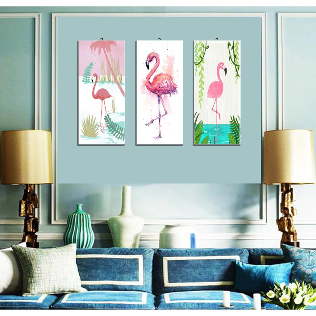 Walldecor Hiasan  dinding  Shabby Chic Flamingo  BP 140 143 