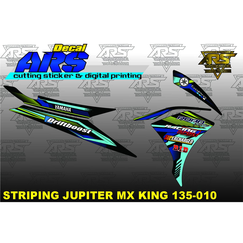 STIKER STRIPING YAMAHA JUPITER MX NEW 135 / STICKER DECAL JUPITER MX NEW 135 BAHAN VINYL HOLOGRAM