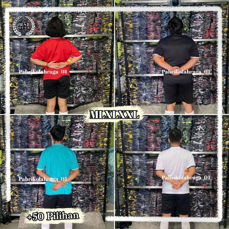 1 Set Baju Bola Futsal Pria Wanita Motif Printing Ortus