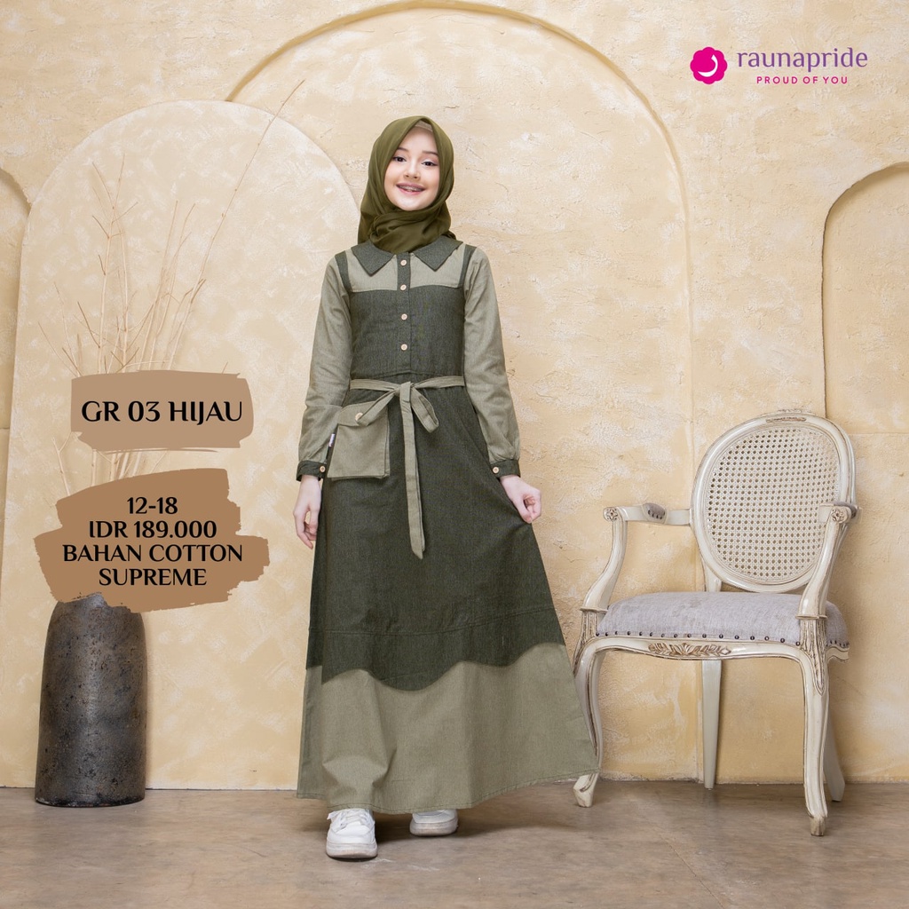 GAMIS REMAJA TERBARU RAUNA GR 03